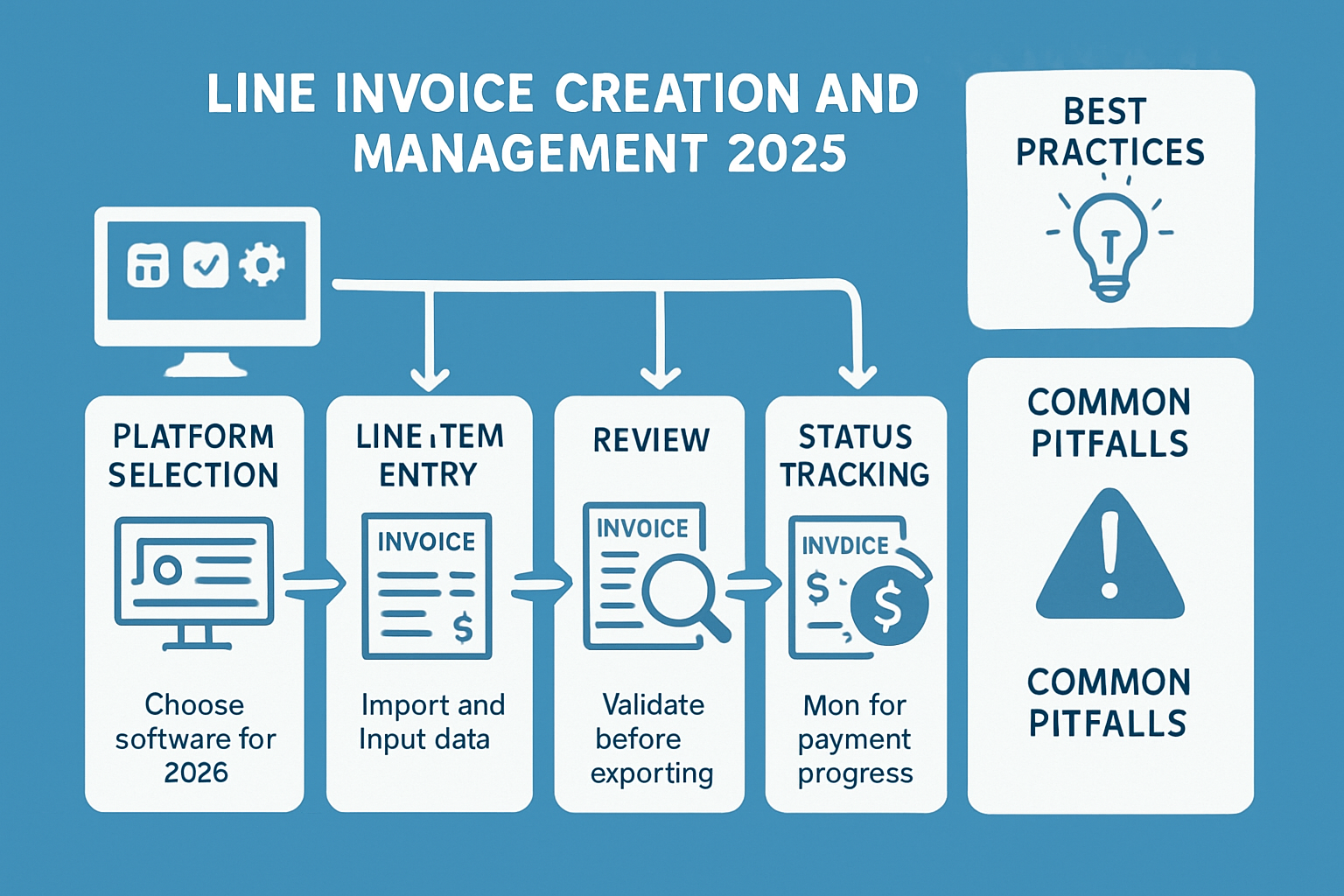 Step-by-Step Guide: How to Create and Manage Line Invoices in 2025
