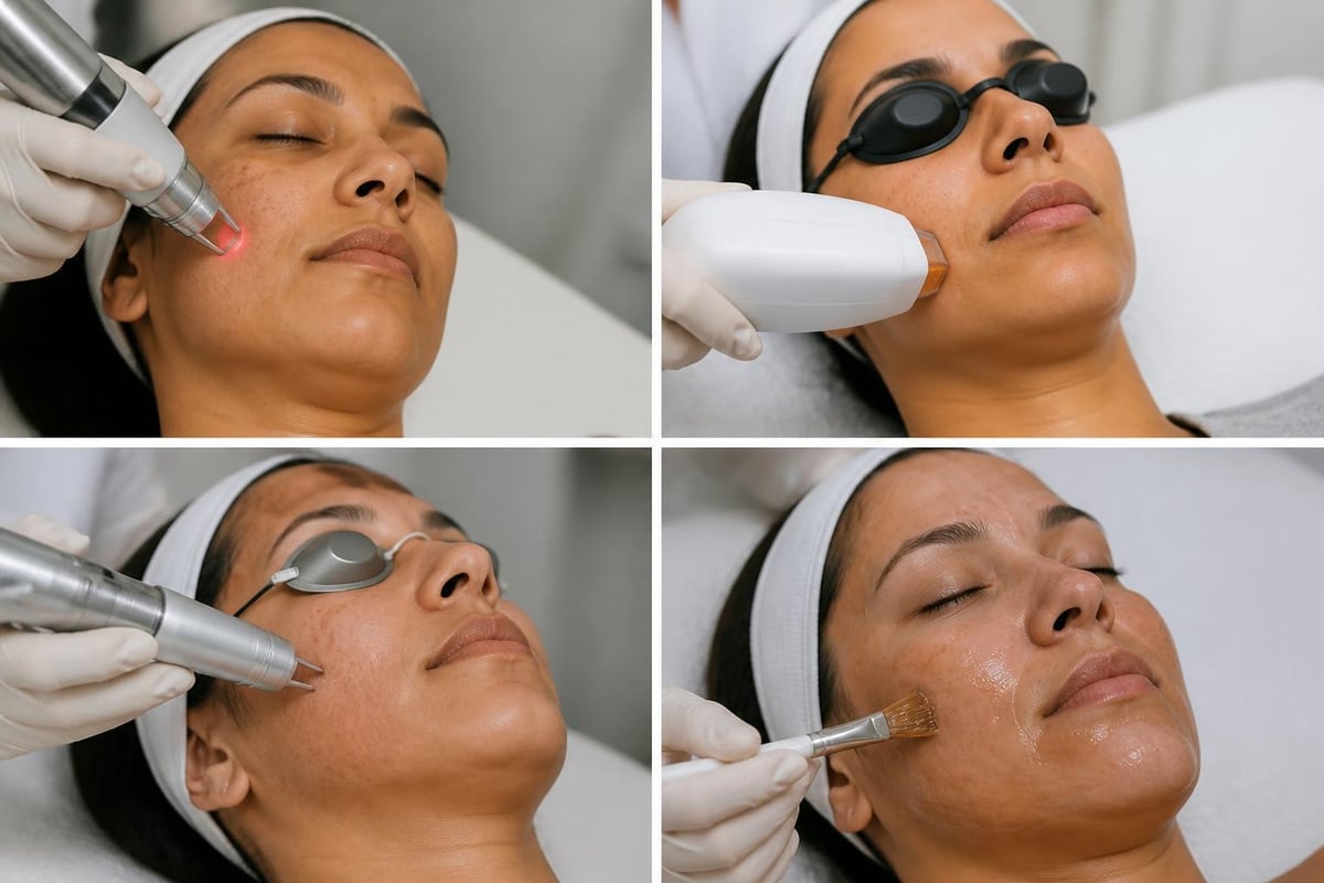 Laser treatment comparison