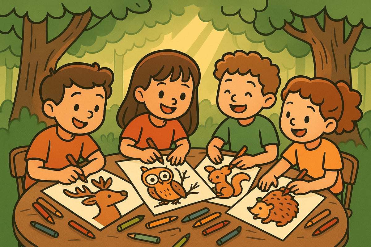 The Educational Benefits of Coloring Forest Animals