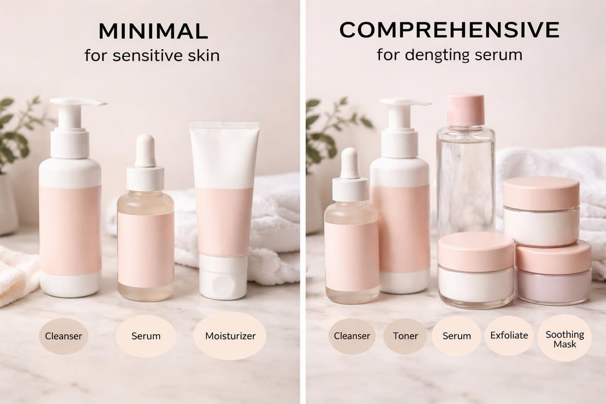 Sensitive skin routine steps