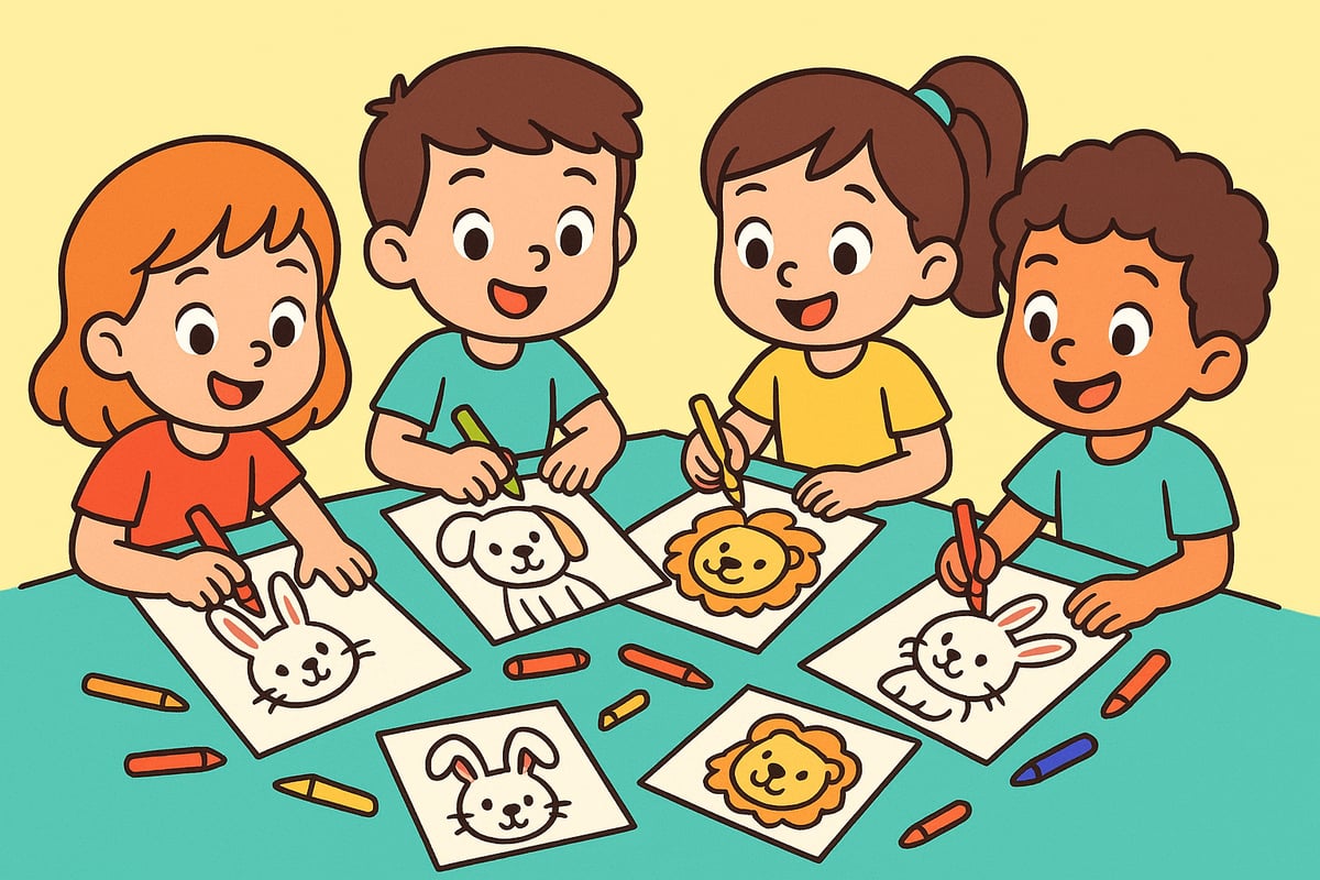 The Benefits of Coloring Cute Animal Pages for Kids