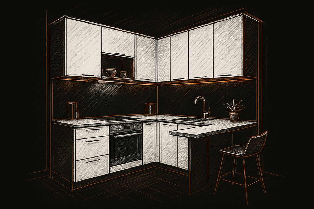 Choosing Materials, Colors, and Appliances for Small Kitchens