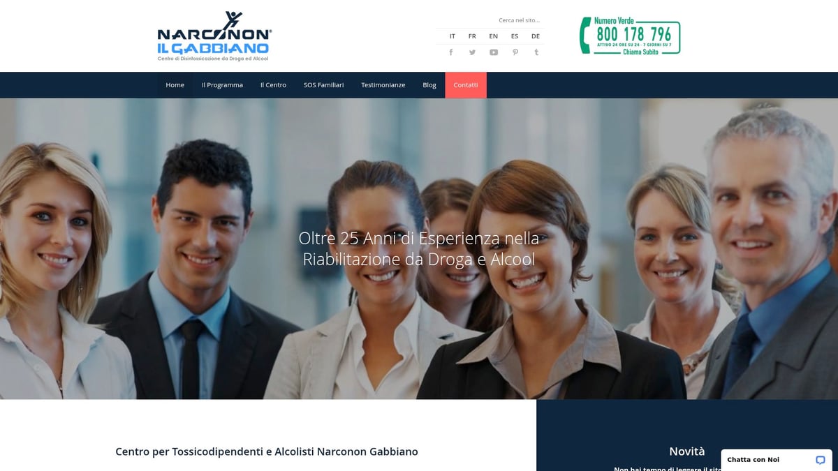 7 Migliori Centri Trattamento Cocaina da Considerare nel 2026 - Centro Narconon Gabbiano