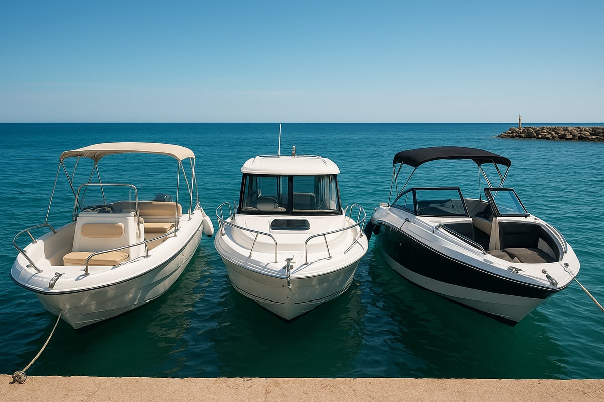 Motos de Agua Benidorm - article b55c67e9 6284 4c4e a57 fotografia realista y de alta calidad de varias la 0 Tipos de lanchas disponibles para alquiler en 2025