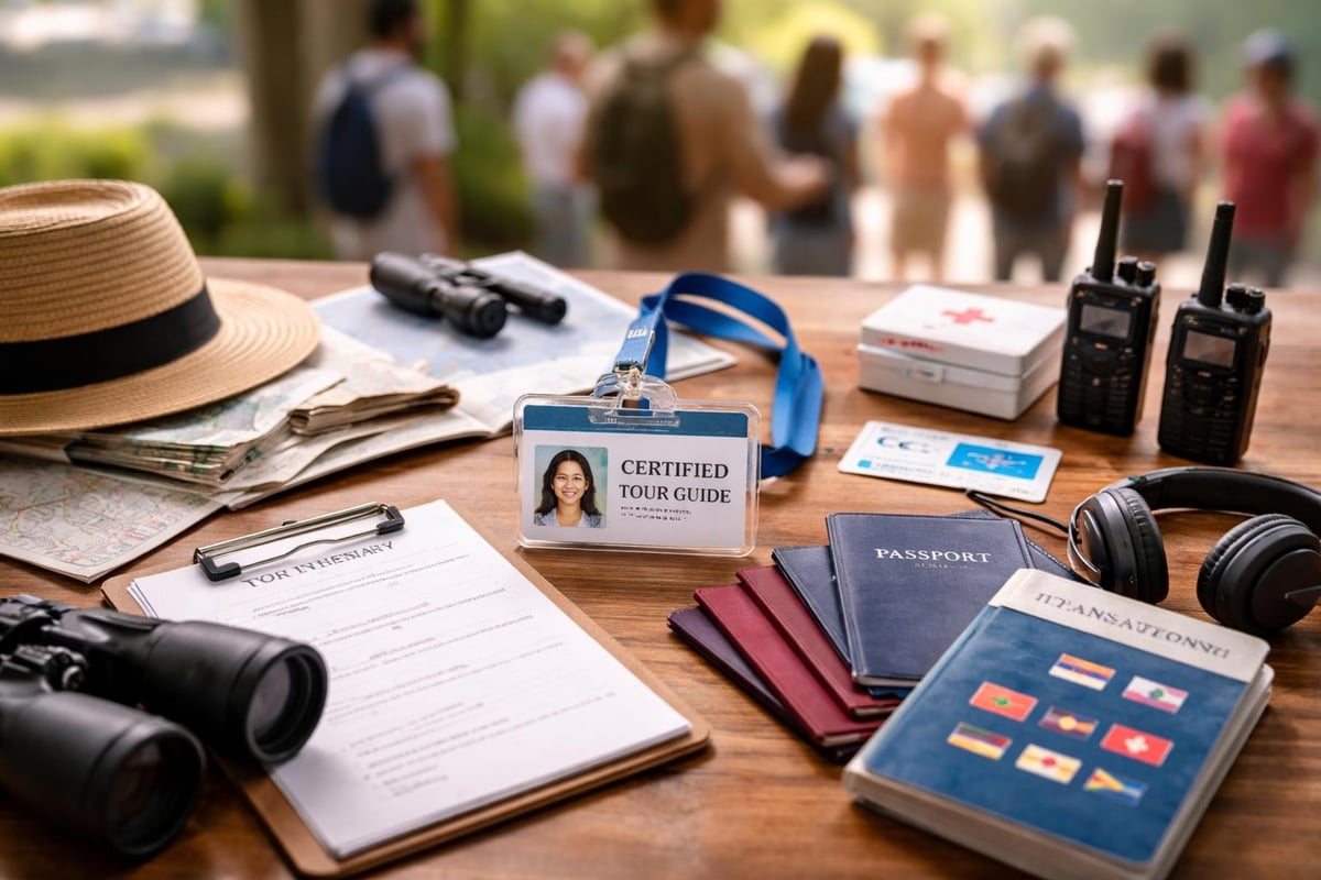 Tour guide qualifications