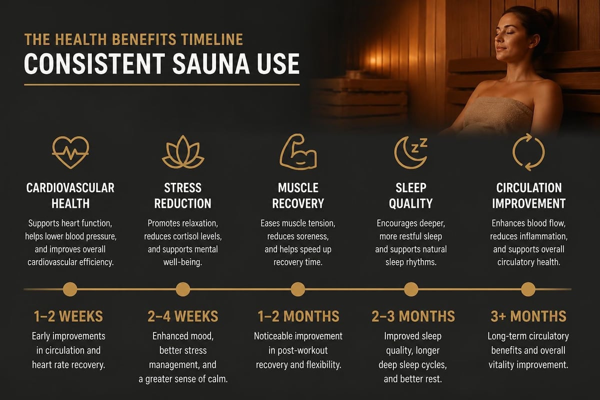Daily wellness benefits from regular home sauna use