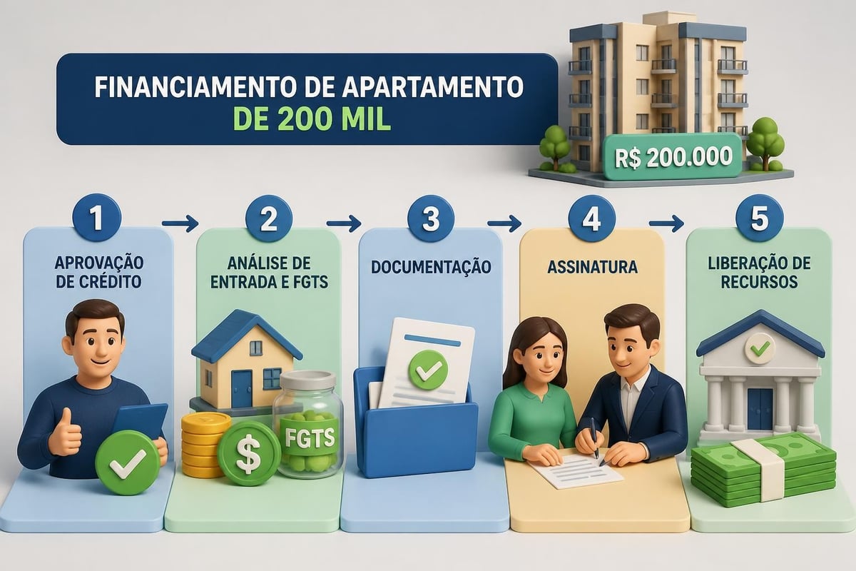 Fluxo de financiamento imobiliário