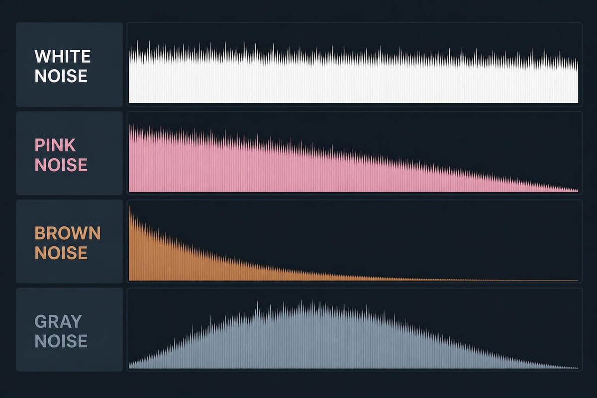 Sound color frequency spectrum
