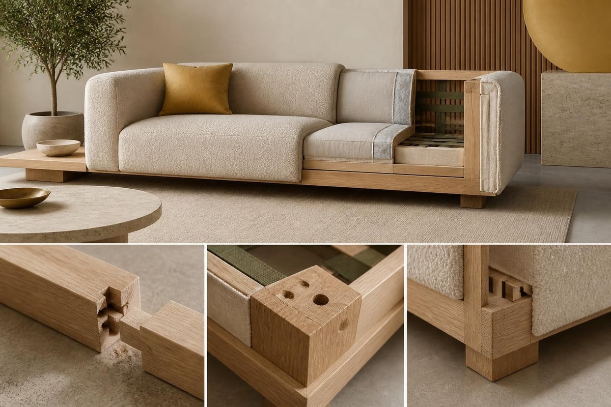 Sofa frame construction