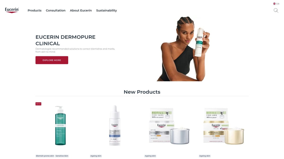 9 Essential Recommended Facial Products for Radiant Skin 2026 - Eucerin Hyaluron-Filler Moisture Booster