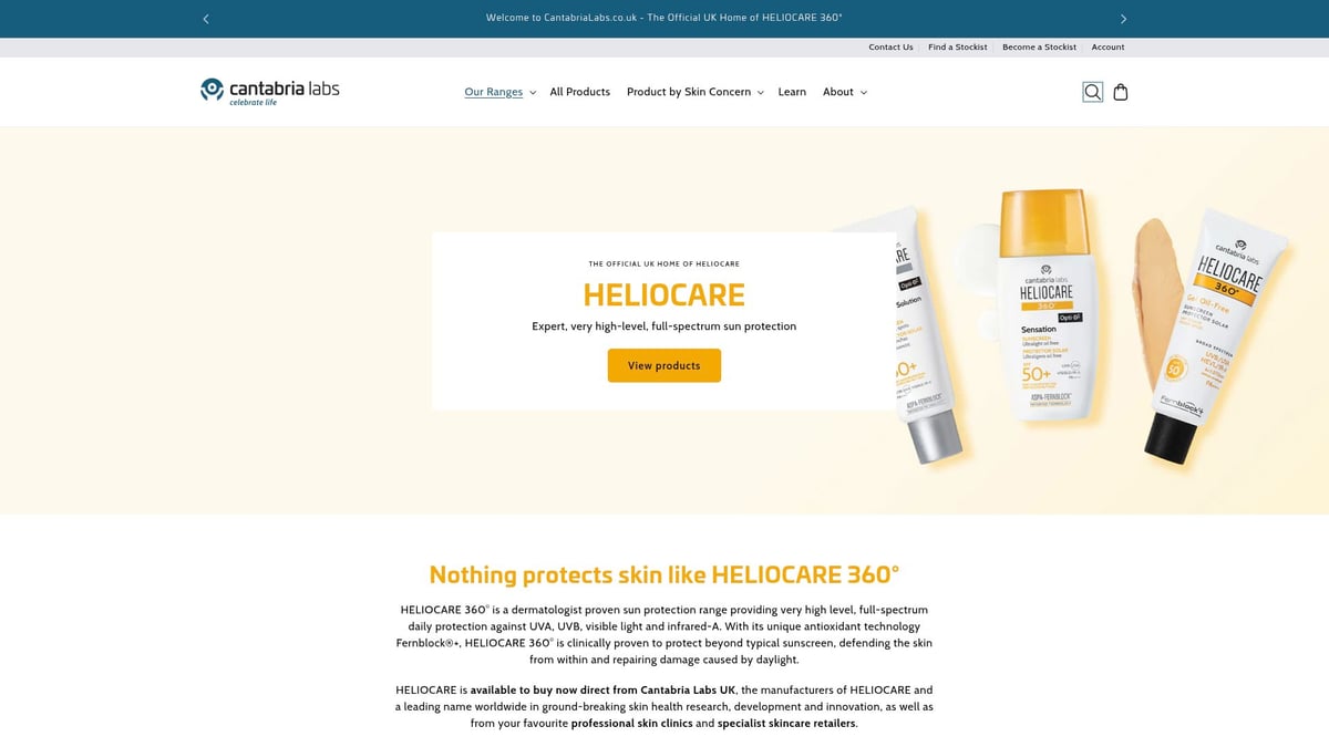 9 Essential Recommended Facial Products for Radiant Skin 2026 - Heliocare 360° Gel Oil-Free SPF 50