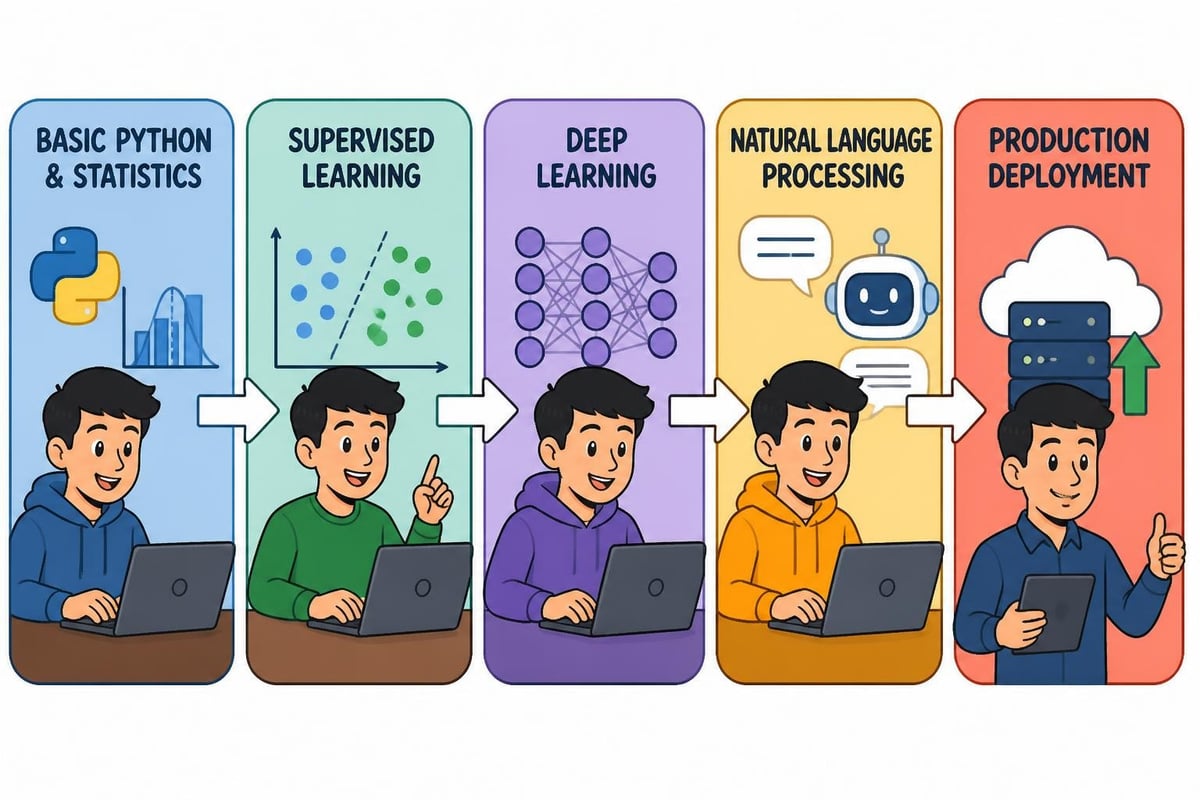 AI ML course learning path
