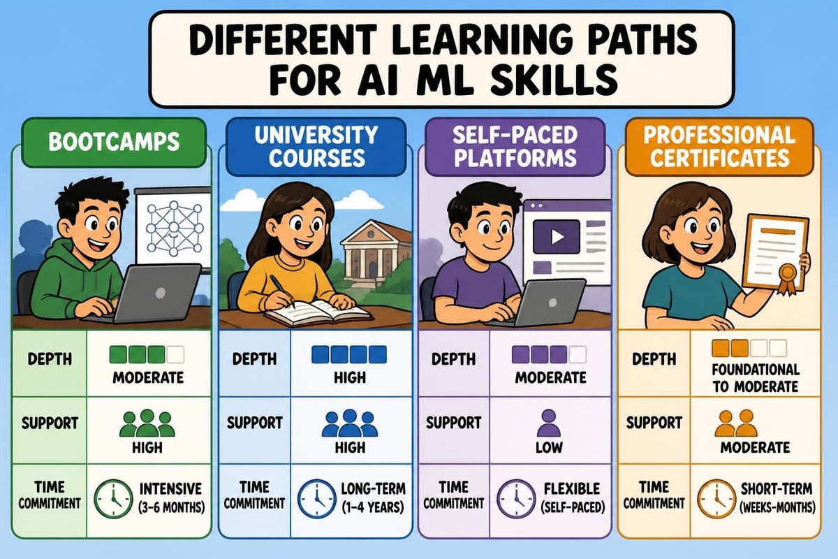 ML course comparison