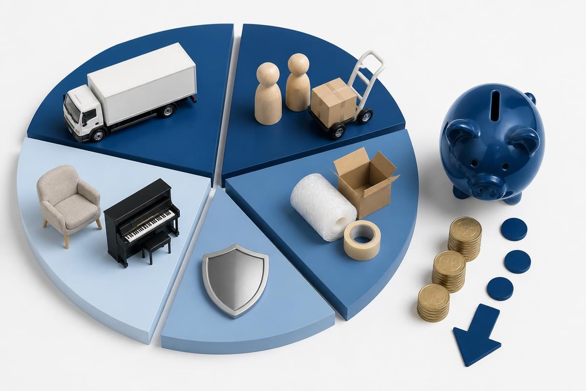Moving cost breakdown