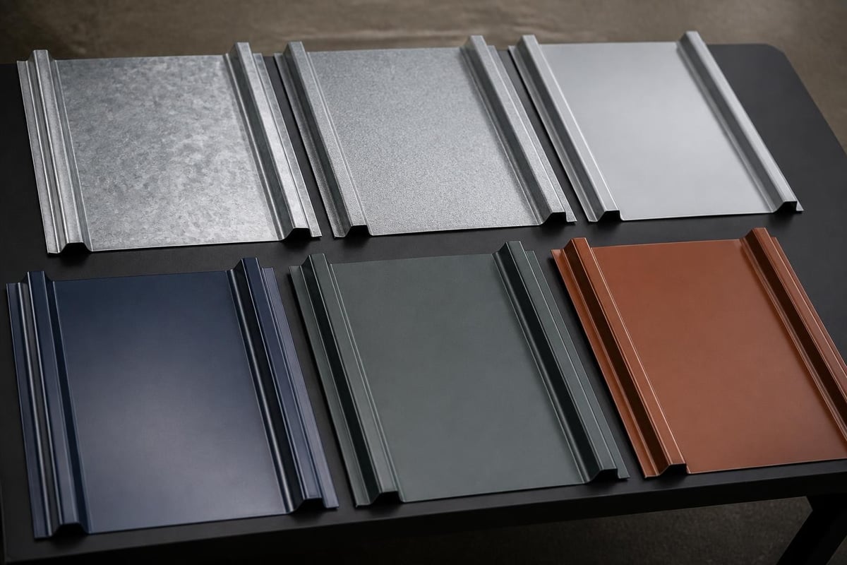 Tin roofing material types and coating systems