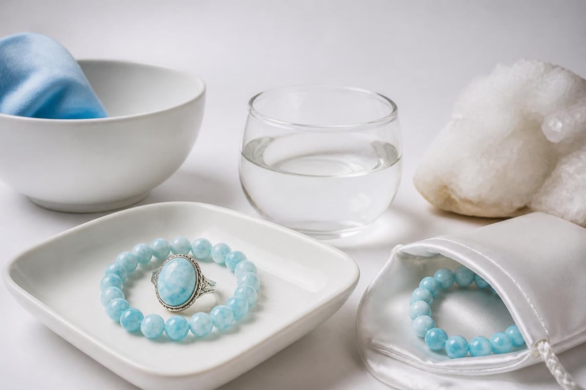 Caring for larimar jewelry