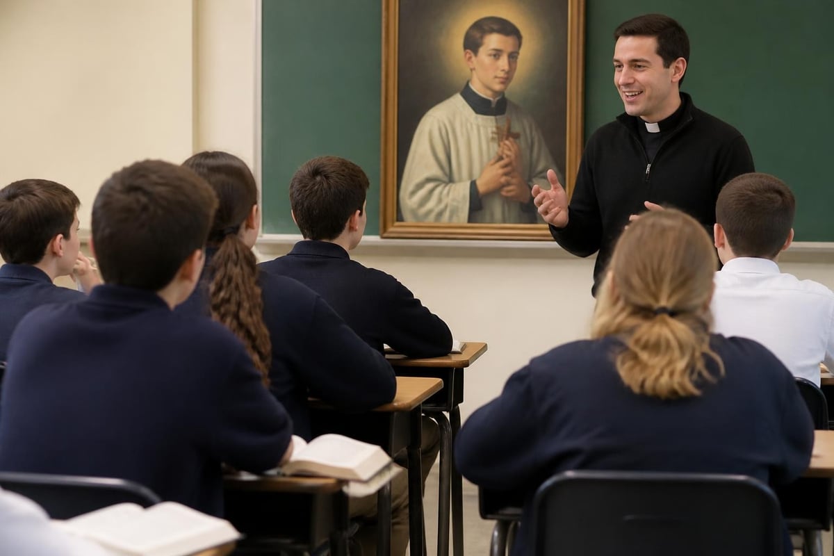 Educational formation through saints
