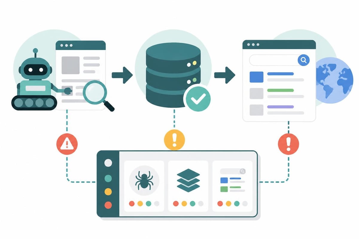 Google Search Console data flow