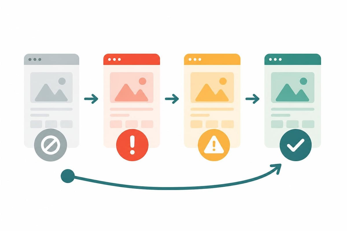 Indexing status categories