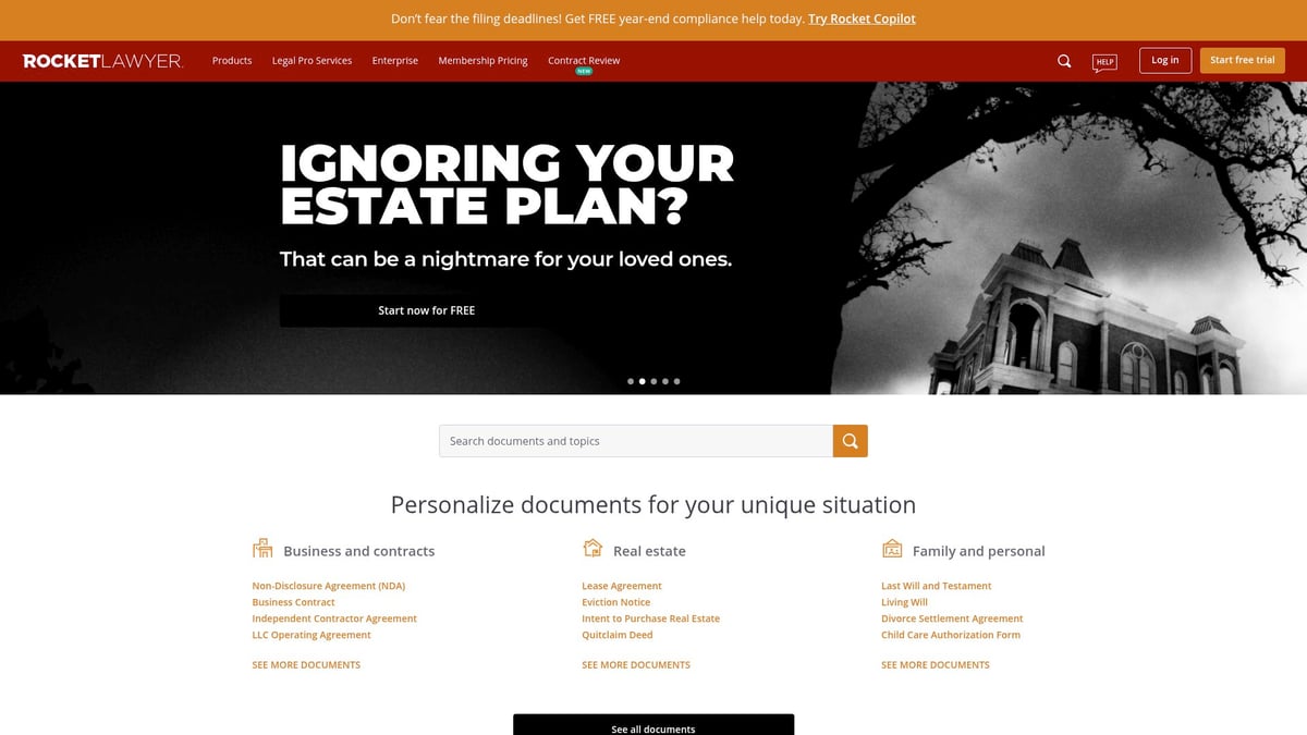 9 Essential Estate Planning Firms to Know in 2025 - Rocket Lawyer