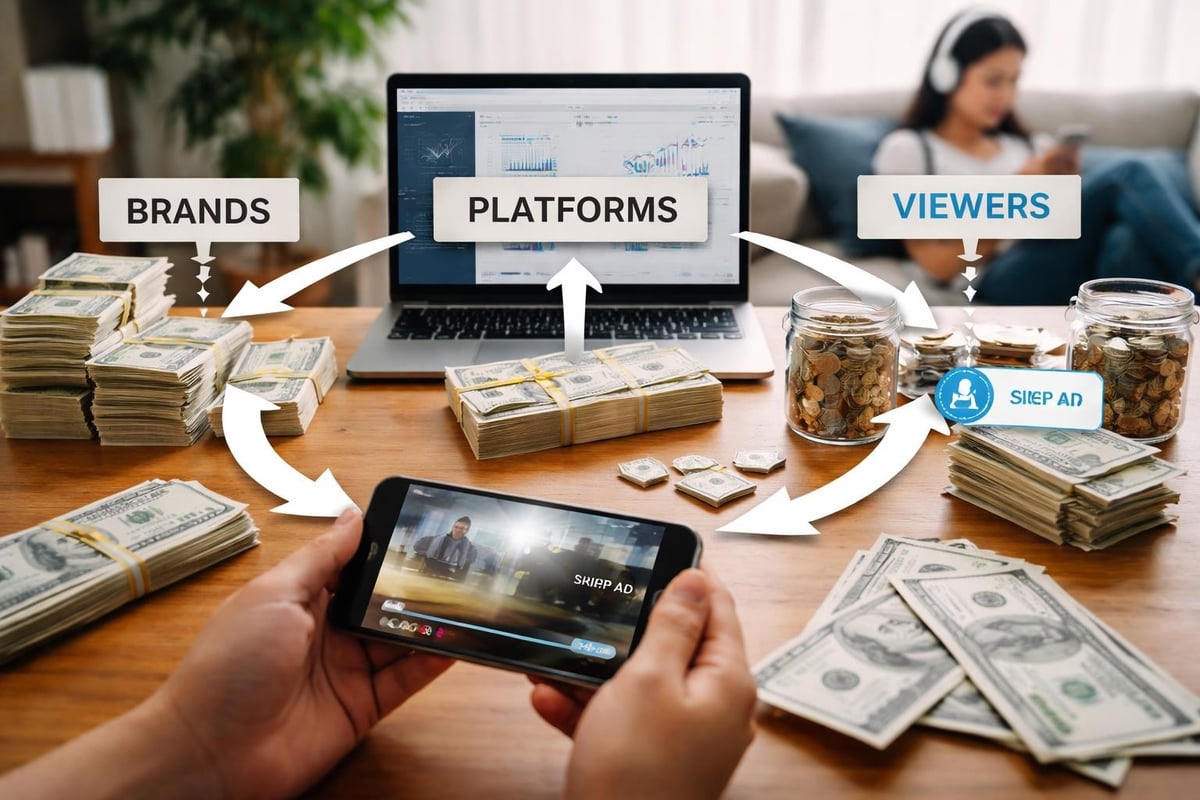 Video watching revenue model