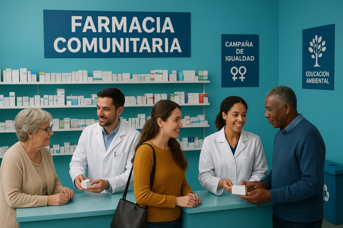 Guía Completa Social Farmacia: Conceptos y Aplicaciones 2026 4 Ámbitos de Actuación de la Farmacia Social