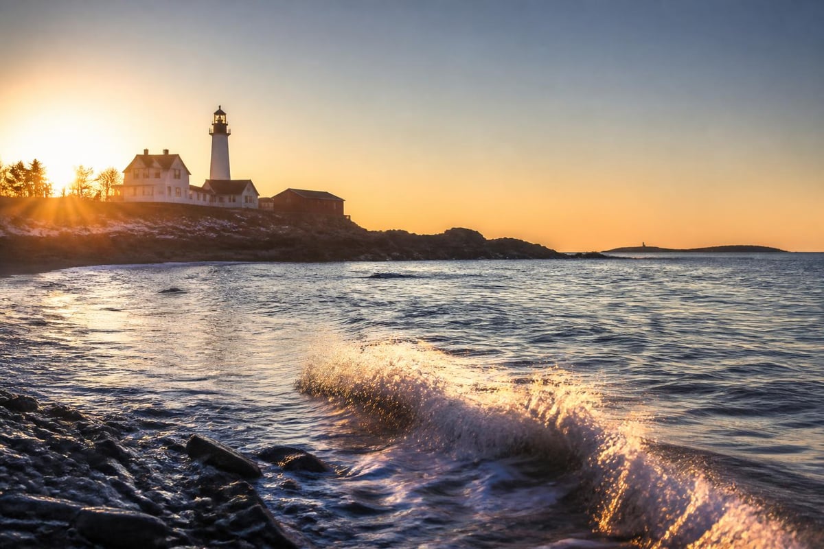 Maine beach photography opportunities