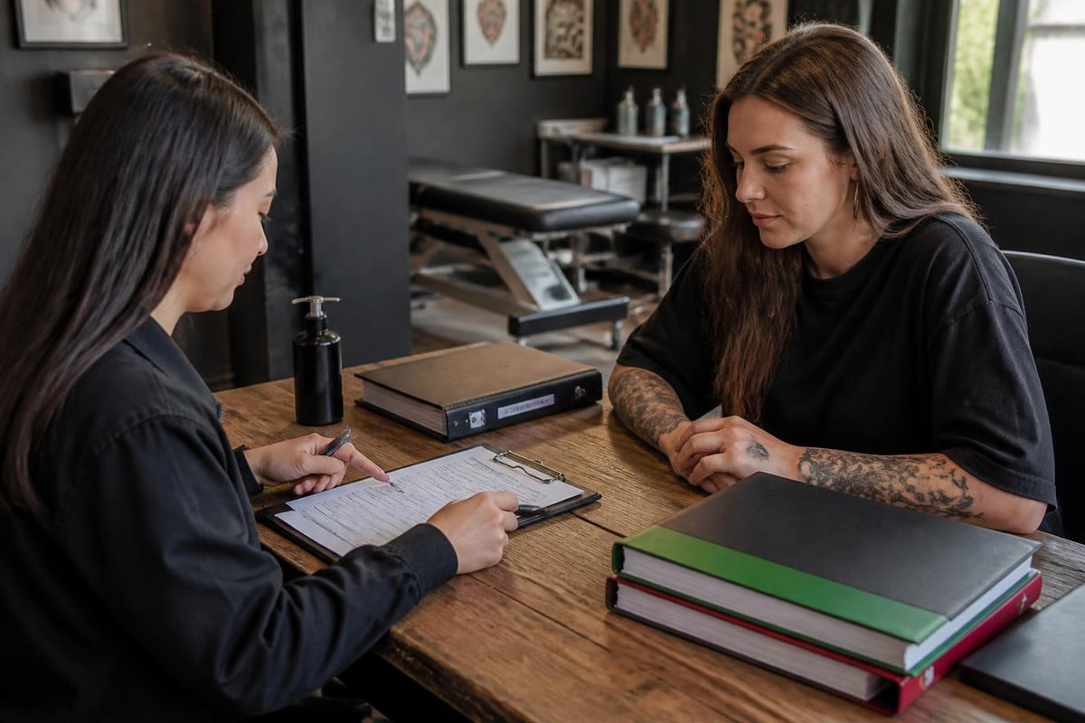 Compliance audit checklist for minor piercing services