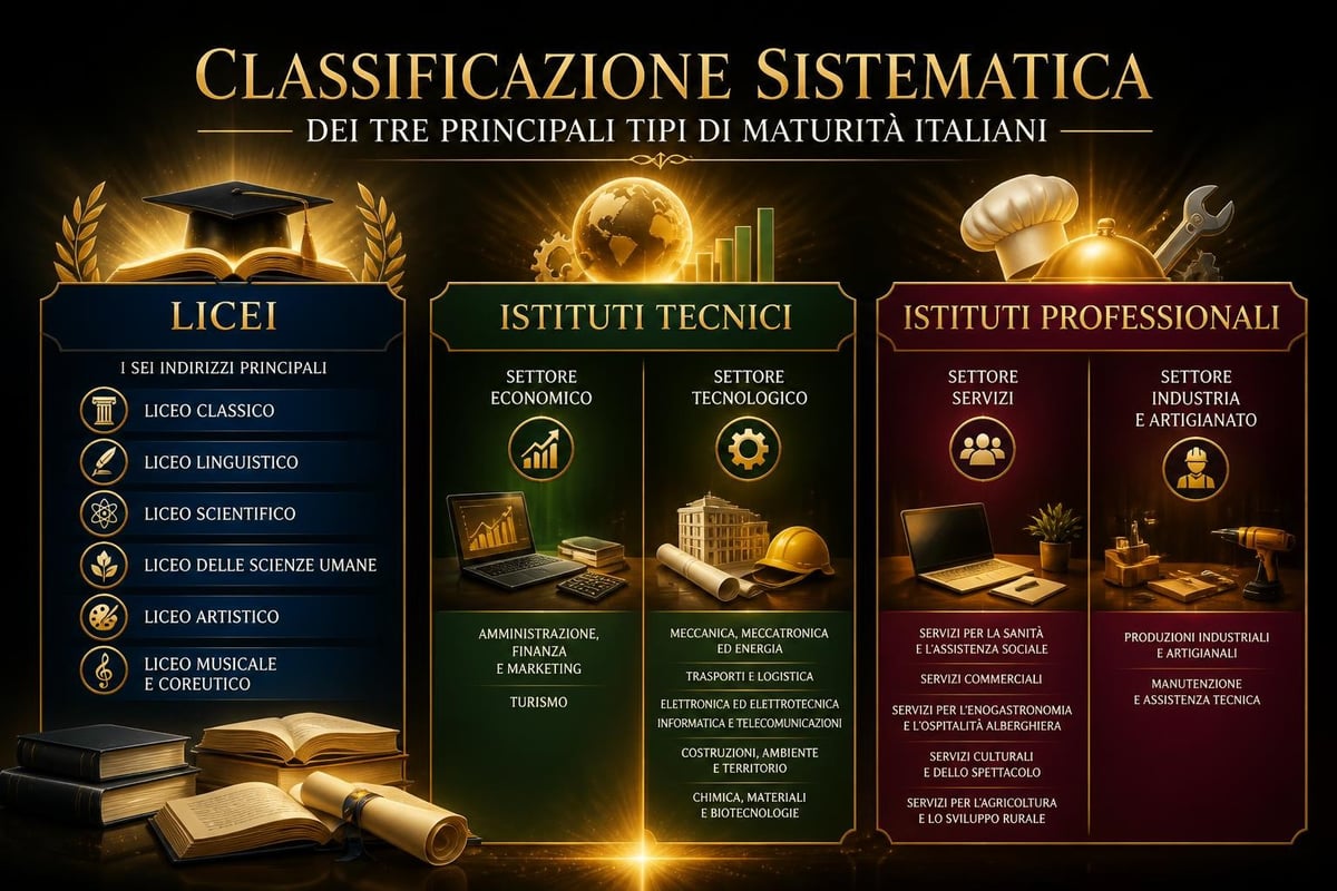 Schema dei percorsi di maturità