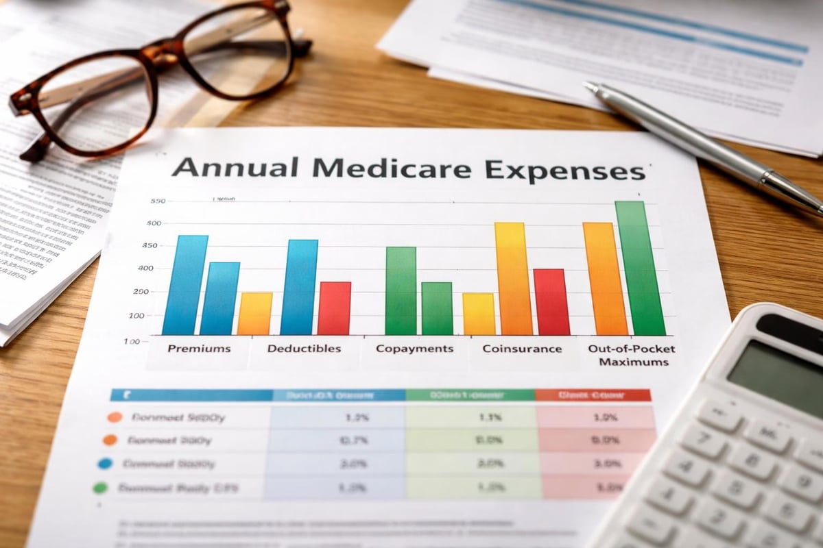 Cigna Medicare: Plans, Coverage & Enrollment Guide 2026 3 Medicare cost components breakdown