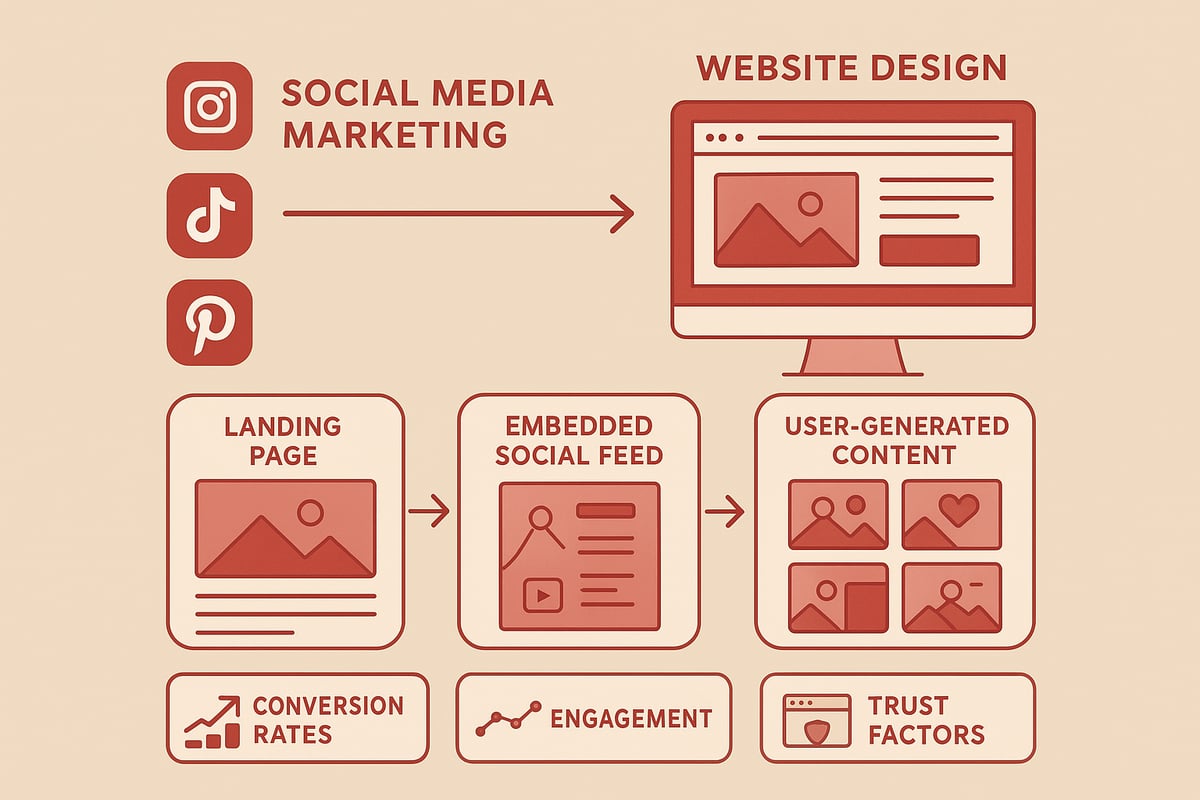 The Synergy Between Website Design and Social Media Marketing