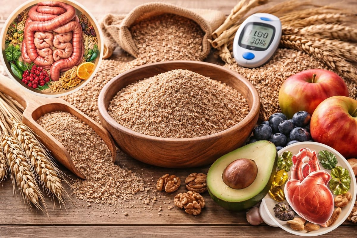 Wheat bran health benefits