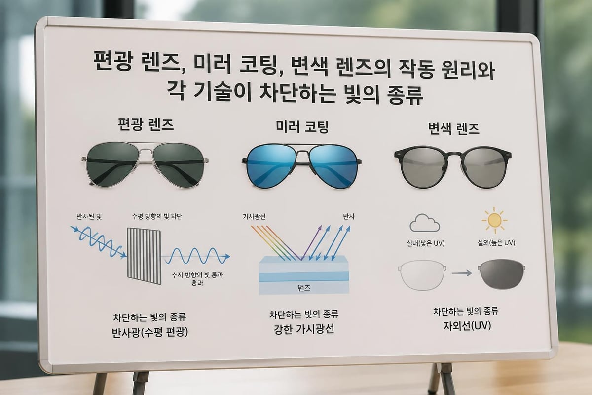 렌즈 기술 비교