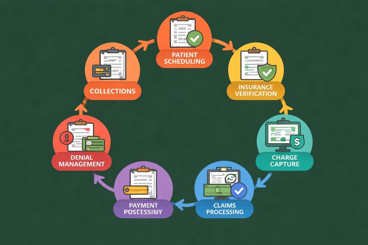 Revenue cycle phases workflow