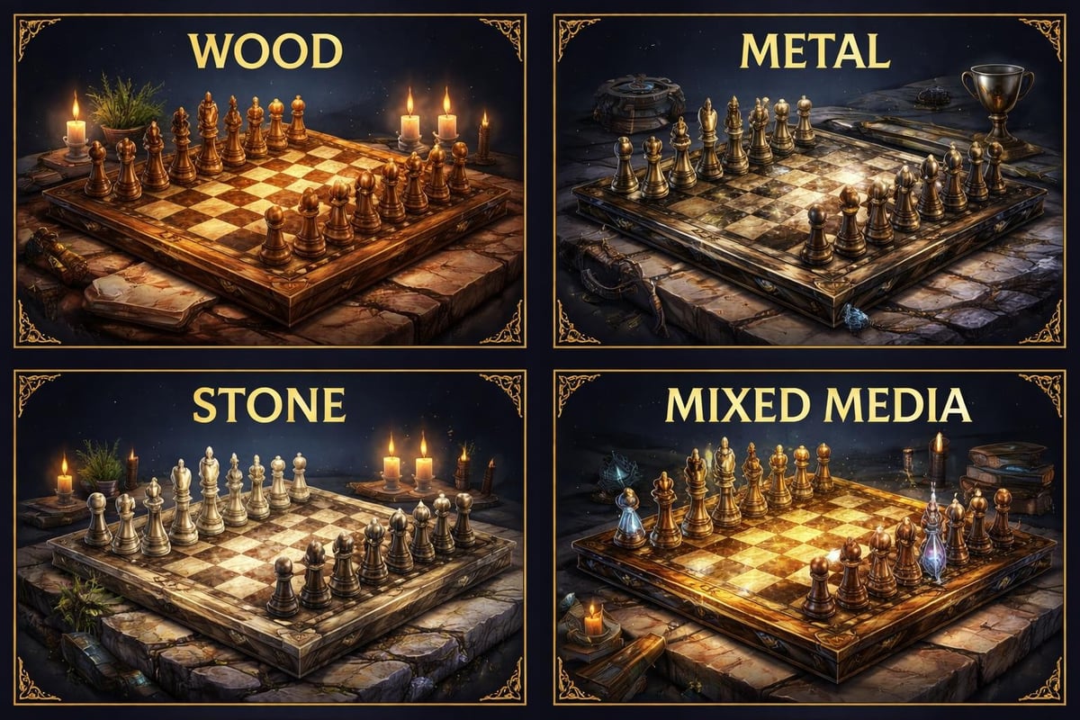 Chess set materials comparison