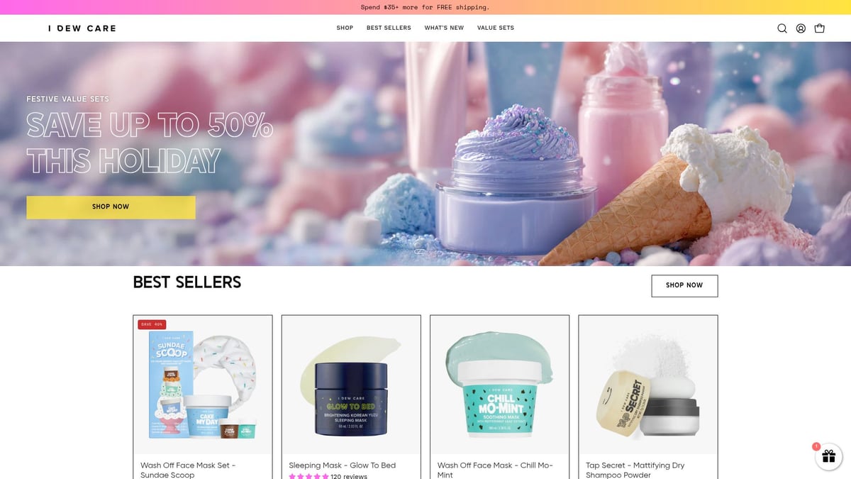 8 Viral Korean Skincare Products Taking Over in 2026 - I DEW CARE Wash-Off Face Mask Set