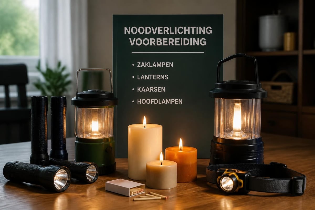 Lichtbronnen checklist stroomuitval