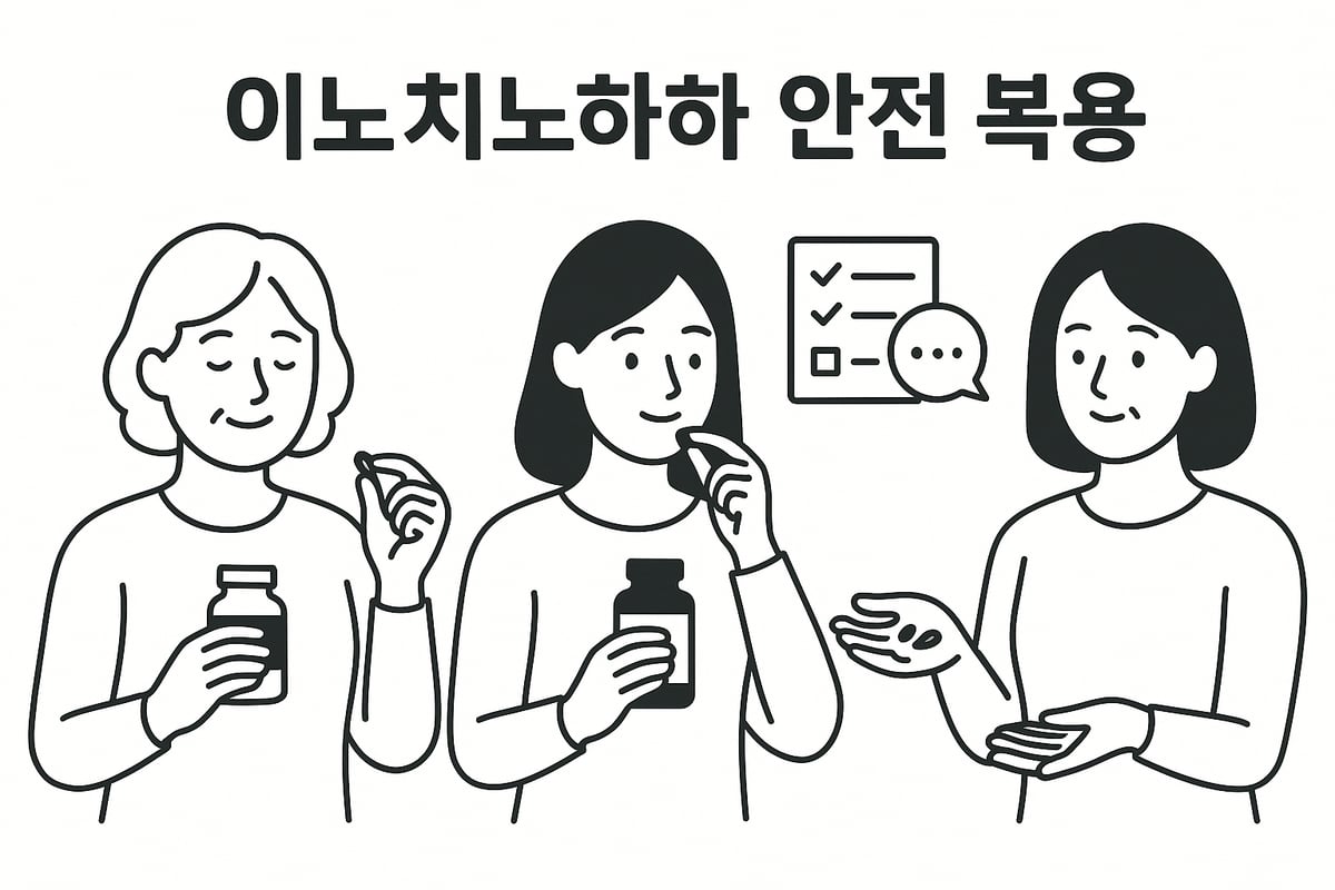 이노치노하하 부작용 및 복용 시 주의사항