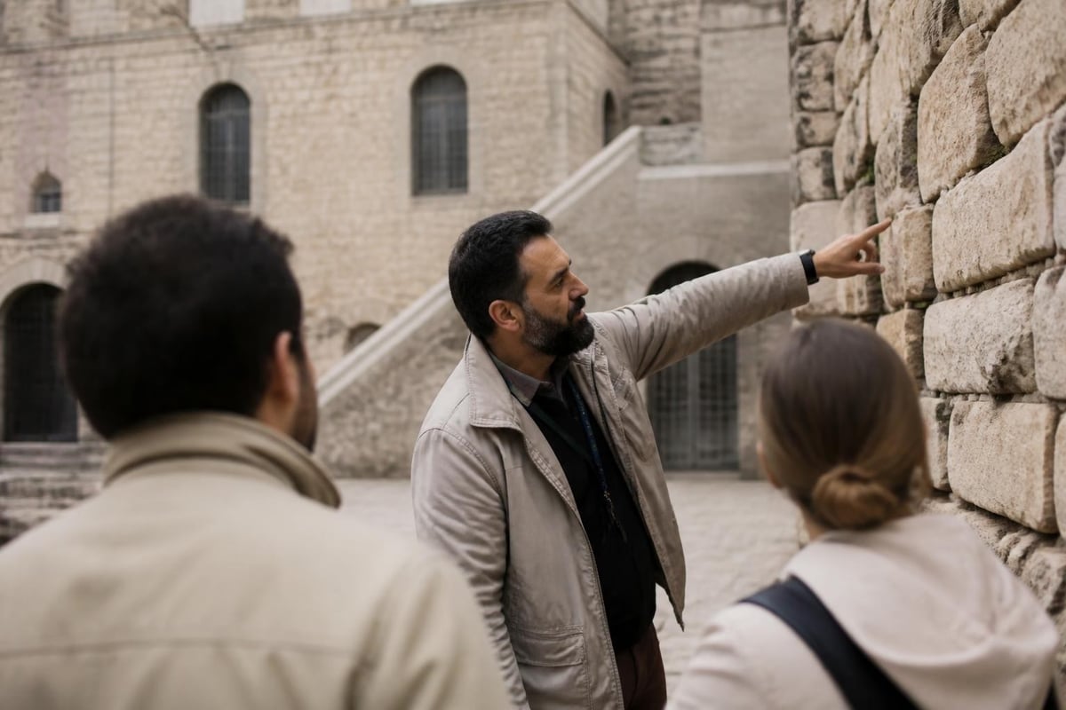 Local guide expertise revealing hidden stories