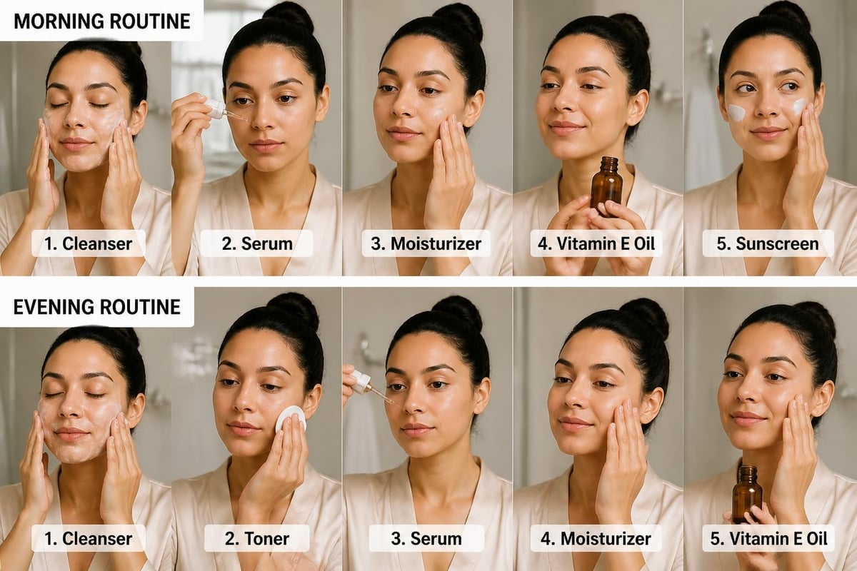 Vitamin E skincare routine