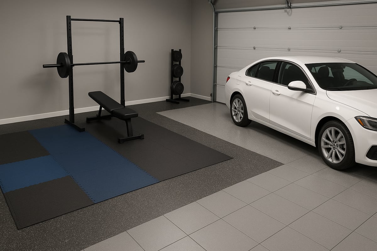 Key Flooring Types for Gyms and Garages: Pros, Cons, and Best Uses