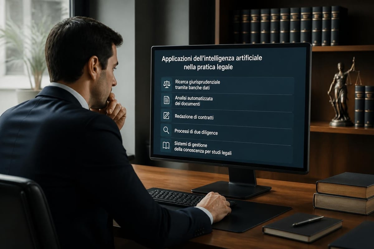 Applicazioni AI negli studi legali