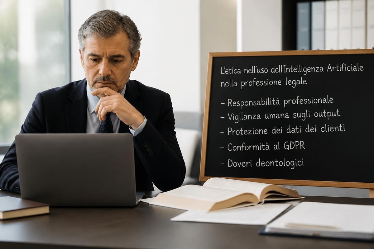 Etica AI settore legale