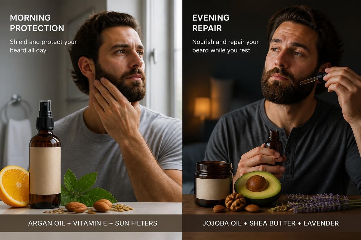 Daily beard conditioning routine