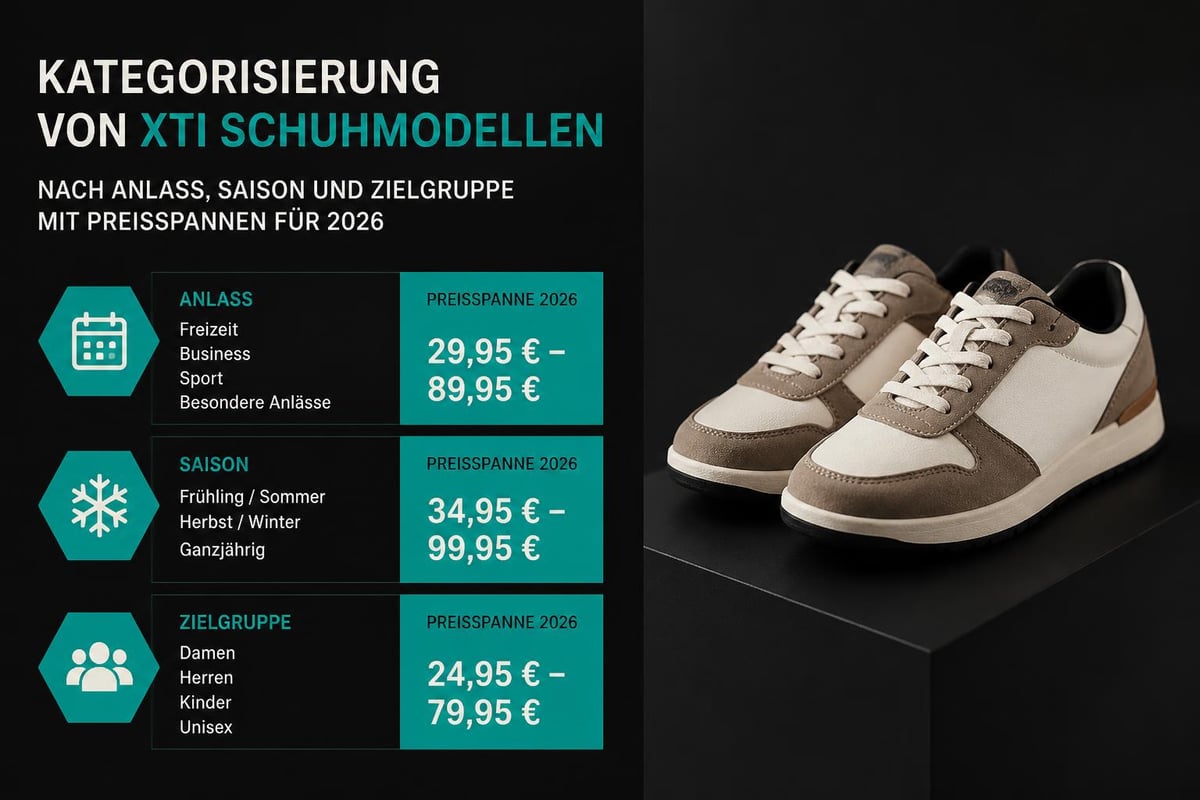 XTI Schuhe Produktsortiment