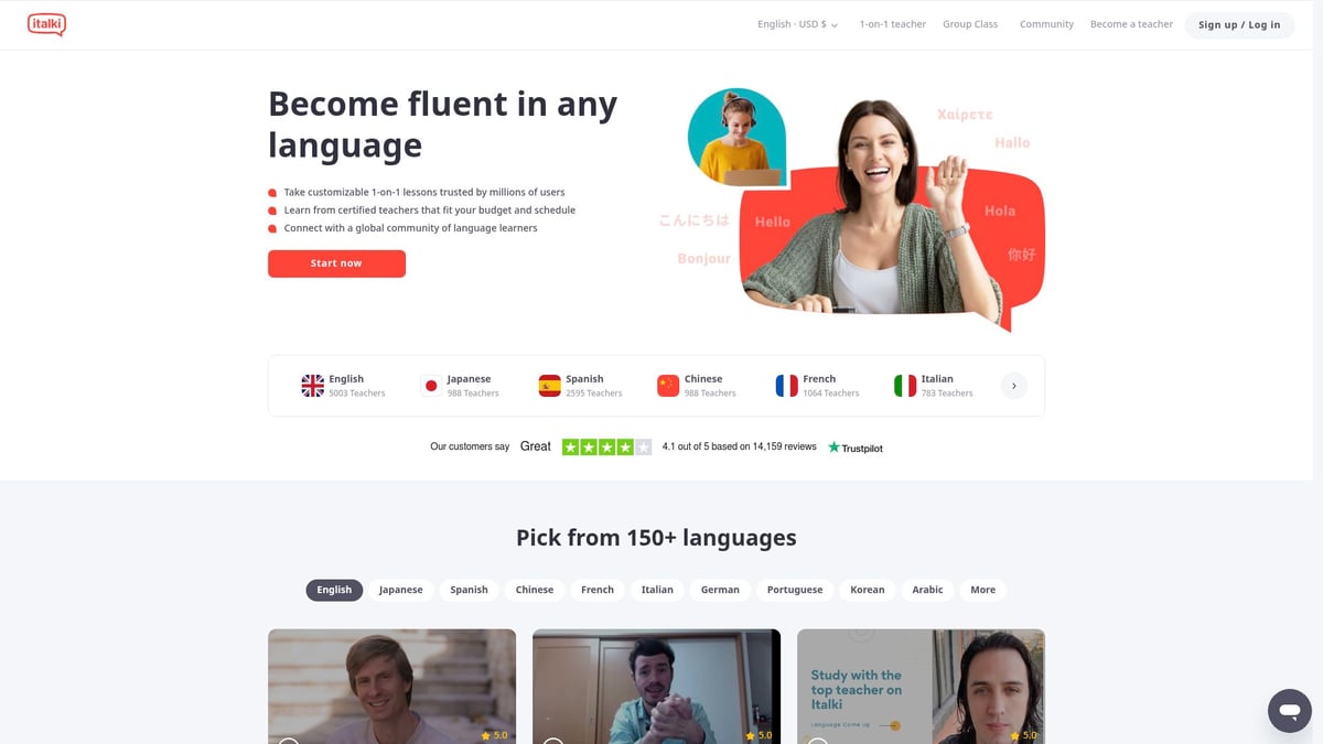 9 Brilliant Startup Ideas For Women To Launch In 2025 - Online Language Tutoring Platform