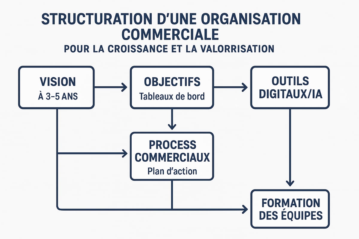 Structurer l’organisation commerciale pour scaler et valoriser