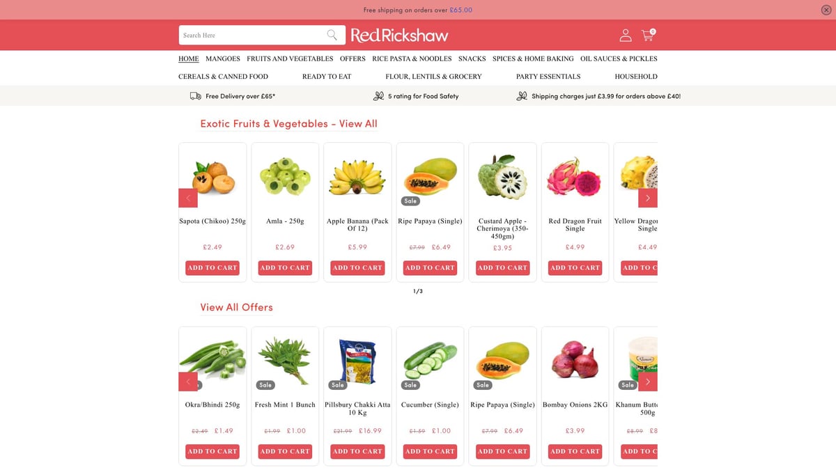 7 Essential Indian Food Market Online Picks for 2025 - Red Rickshaw