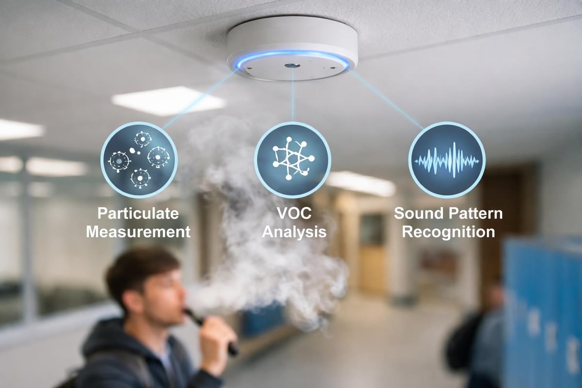 Vape detection sensor technology