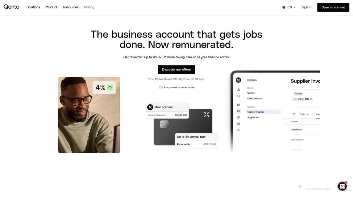 10 Inspiring SaaS Home Page Designs to Boost Conversions 2026 - Qonto